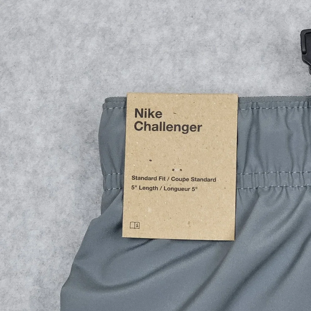 Nike Challenger DriFIT 5'' Brief Lined Running Shorts Men's Size 2XL Gray DV9363